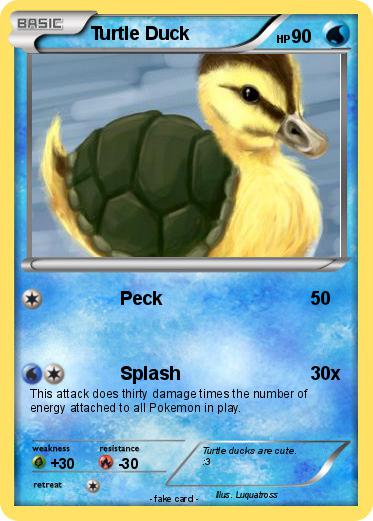 Pokemon Turtle Duck