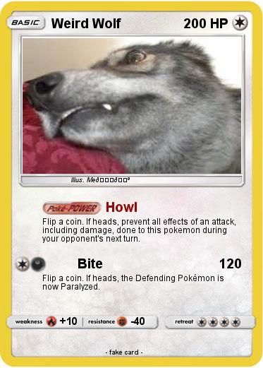 Pokemon Weird Wolf