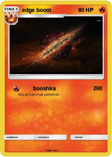 Pokemon edge boom