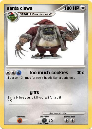 Pokemon santa claws