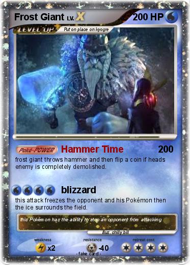 Pokemon Frost Giant
