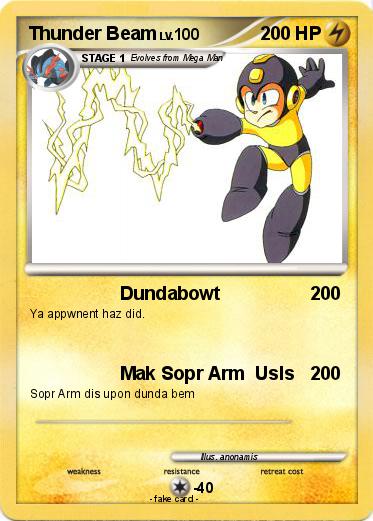 Pokemon Thunder Beam