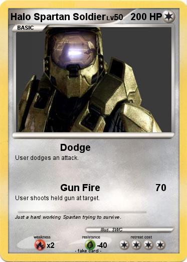 Pokemon Halo Spartan Soldier