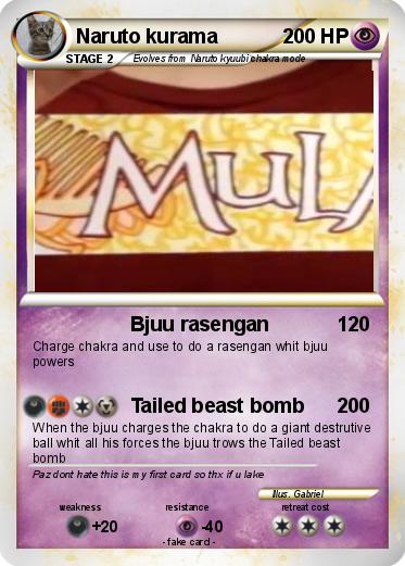 Pokemon Naruto kurama