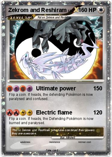 Pokemon Zekrom and Reshiram