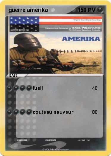 Pokemon guerre amerika