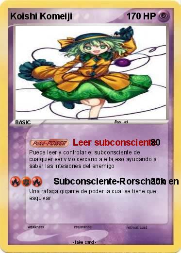 Pokemon Koishi Komeiji