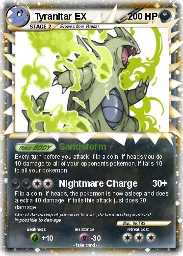 Pokemon Tyranitar EX