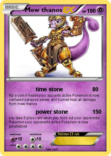 Pokemon Mew thanos