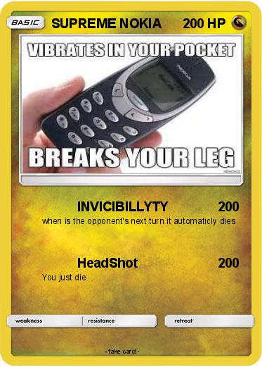 Pokemon SUPREME NOKIA