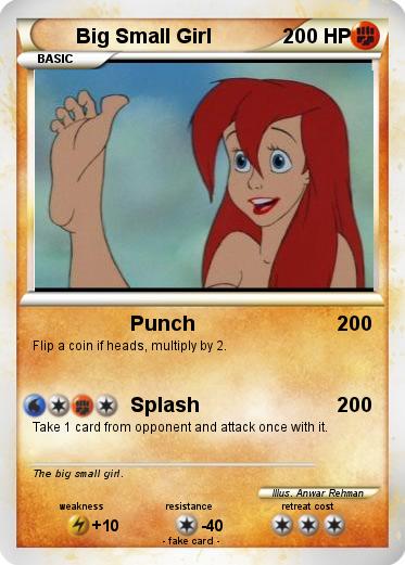 Pokemon Big Small Girl