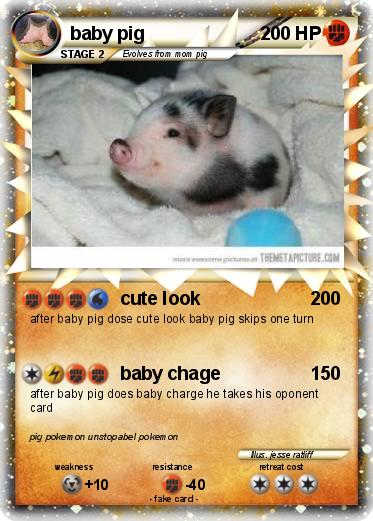 Pokemon baby pig