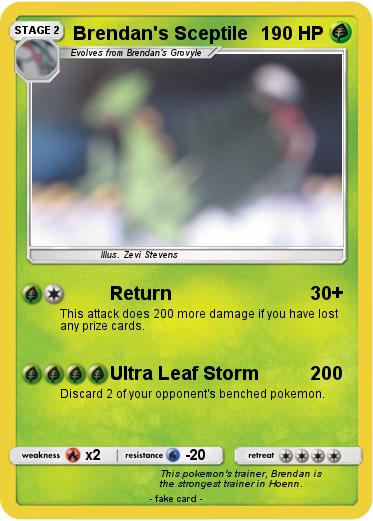 Pokemon Brendan's Sceptile