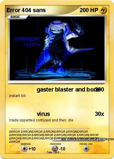 Pokemon Error 404 sans