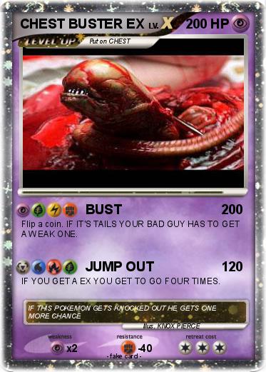 Pokemon CHEST BUSTER EX