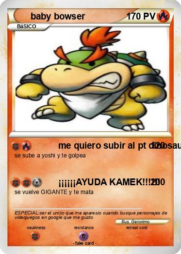 Pokemon baby bowser