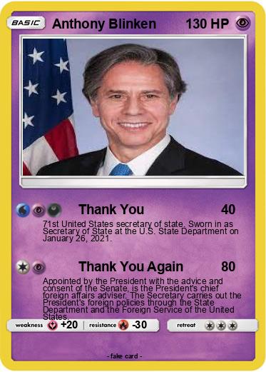 Pokemon Anthony Blinken