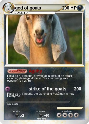 Pokemon god of goats