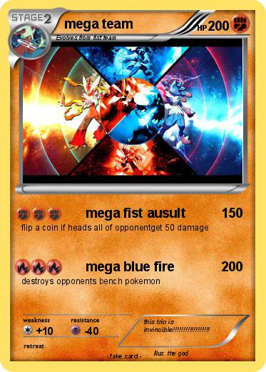 Pokemon mega team