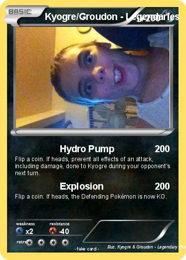 Pokemon Kyogre/Groudon - Legendaries