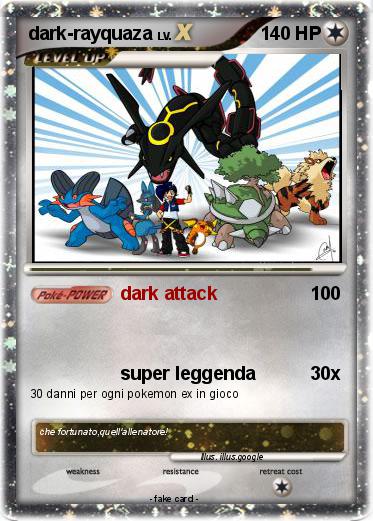 Pokemon dark-rayquaza