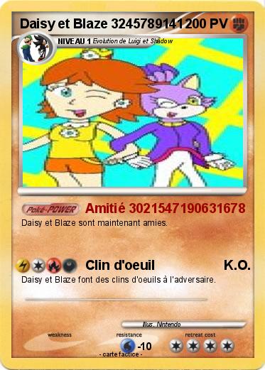 Pokemon Daisy et Blaze 3245789141
