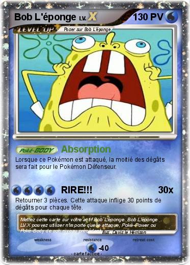 Pokemon Bob L'éponge