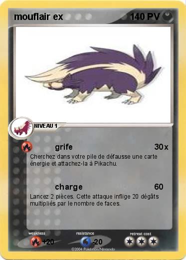 Pokemon mouflair ex