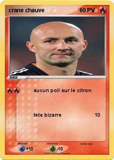 Pokemon crane chauve 