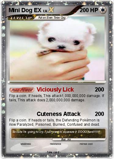 Pokemon Mini Dog EX