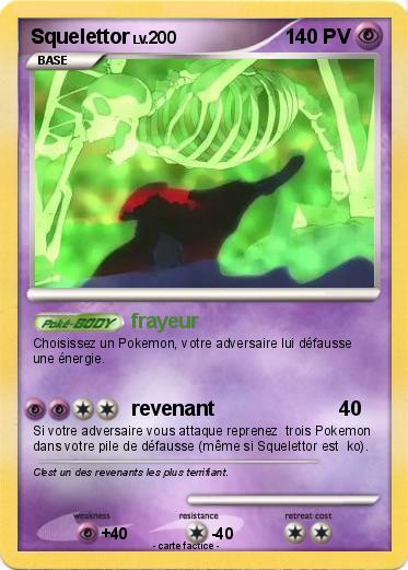 Pokemon Squelettor