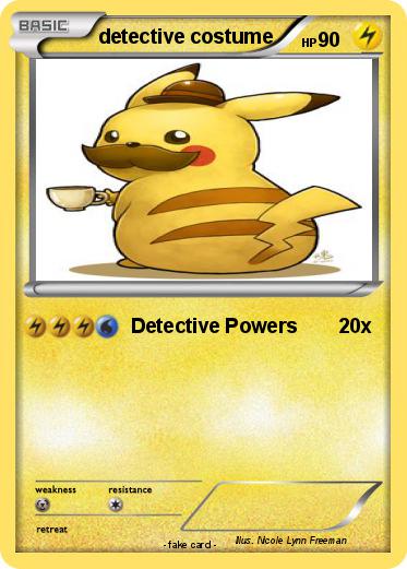 Pokemon detective costume