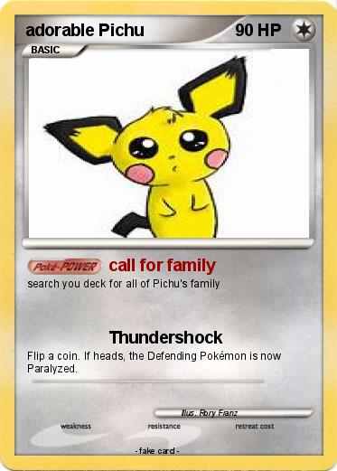 Pokemon adorable Pichu