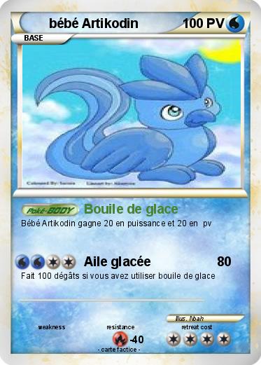 Pokemon bébé Artikodin