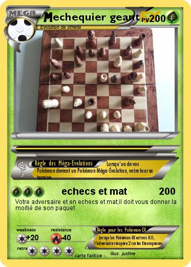 Pokemon echequier geant