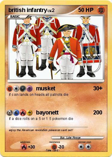 Pokemon british infantry