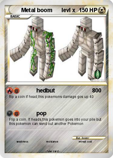 Pokemon Metal boom      levl x