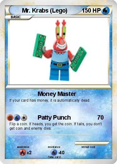 Pokemon Mr. Krabs (Lego)