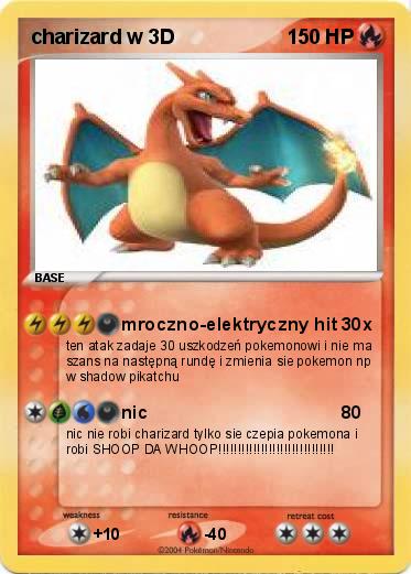 Pokemon charizard w 3D