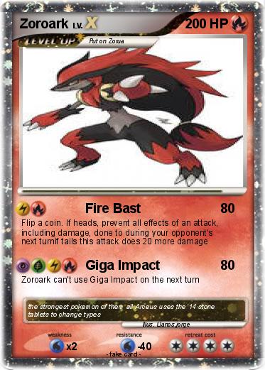 Pokemon Zoroark