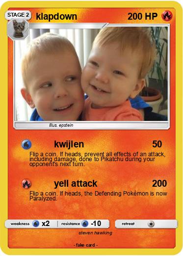 Pokemon klapdown