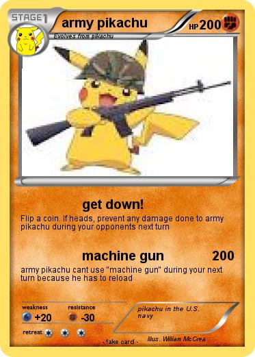 Pokemon army pikachu