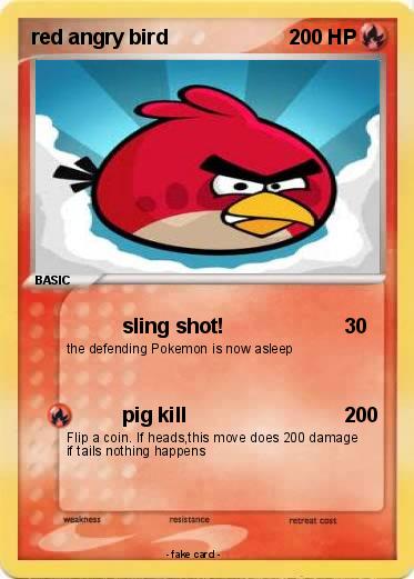 Pokemon red angry bird