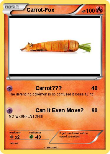 Pokemon Carrot-Fox