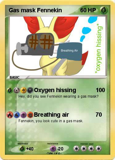 Pokemon Gas mask Fennekin