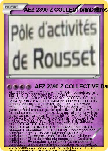 Pokemon AEZ 2390 Z COLLECTIVE Danfoss