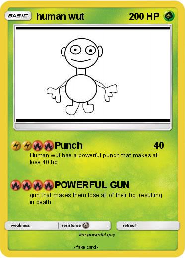 Pokemon human wut