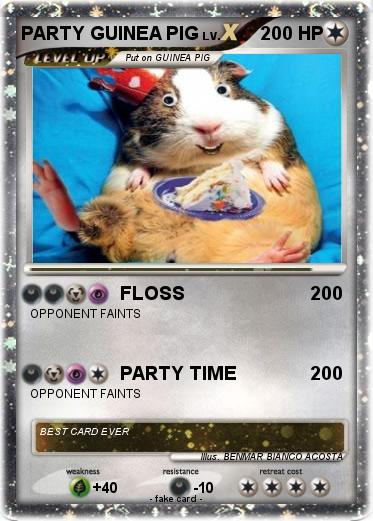 Pokemon PARTY GUINEA PIG