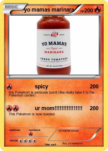 Pokemon yo mamas marinara
