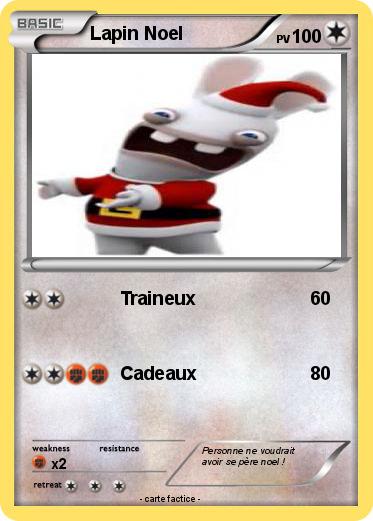 Pokemon Lapin Noel